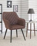 Load image into Gallery viewer, Esszimmerstuhl aus Stoff (Samt) Farbauswahl Retro Design Armlehnstuhl Stuhl mit Rückenlehne Sessel Metallbeine Duhome 8058