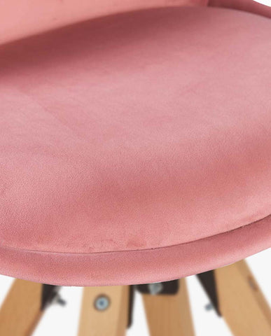 Duhome 2er Set Stuhl Esszimmerstühle Küchenstühle Farbauswahl mit Holzbeinen Sitzkissen Esszimmerstuhl Retro 518M