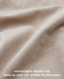 Load image into Gallery viewer, Esszimmerstuhl aus Stoff (Samt) Farbauswahl Retro Design Armlehnstuhl Stuhl mit Rückenlehne Sessel Metallbeine Duhome 8058