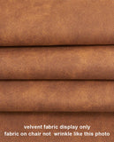 Load image into Gallery viewer, Esszimmerstuhl aus Stoff (Samt) Farbauswahl Retro Design Armlehnstuhl Stuhl mit Rückenlehne Sessel Metallbeine Duhome 8058