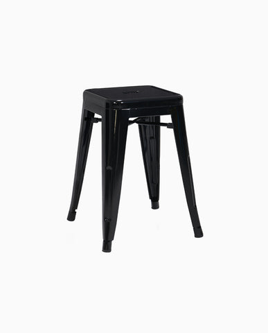 Duhome Eisen / Metall Hocker Höhe 46 cm Arbeitshocker Stapelbar und Robust Industry Design Farbauswahl 665A