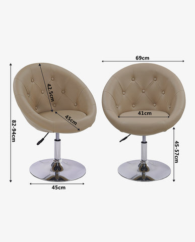 Sessel Farbenvielfalt höhenverstellbar Kunstleder Clubsessel Coctailsessel Loungesessel - TYP 509A