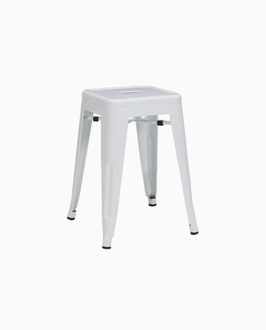 Duhome Eisen / Metall Hocker Höhe 46 cm Arbeitshocker Stapelbar und Robust Industry Design Farbauswahl 665A