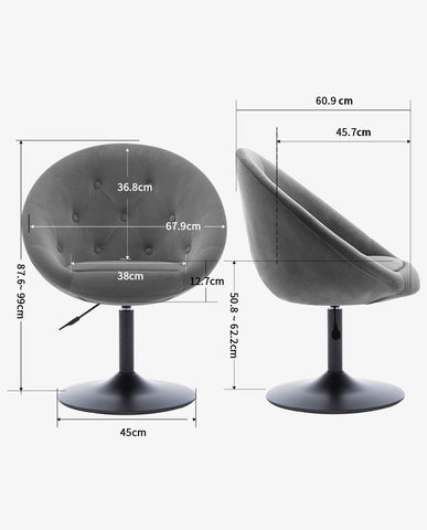 Sessel Farbenvielfalt höhenverstellbar Kunstleder Clubsessel Coctailsessel Loungesessel - TYP 509A