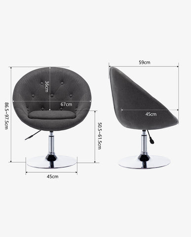 Sessel Farbenvielfalt höhenverstellbar Kunstleder Clubsessel Coctailsessel Loungesessel - TYP 509A