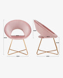 Load image into Gallery viewer, Esszimmerstuhl Stoffbezug (Samt) Konferenzstuhl Besucherstuhl herausragendes Design Farbauswahl Duhome 439D