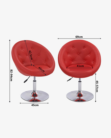 Sessel Farbenvielfalt höhenverstellbar Kunstleder Clubsessel Coctailsessel Loungesessel - TYP 509A